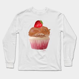 Cupcake Catnap Long Sleeve T-Shirt